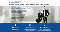 Desktop Screenshot of devisum.se