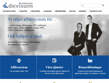 Tablet Screenshot of devisum.se